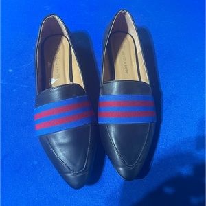 Olivia + Kate Black with strips shoes